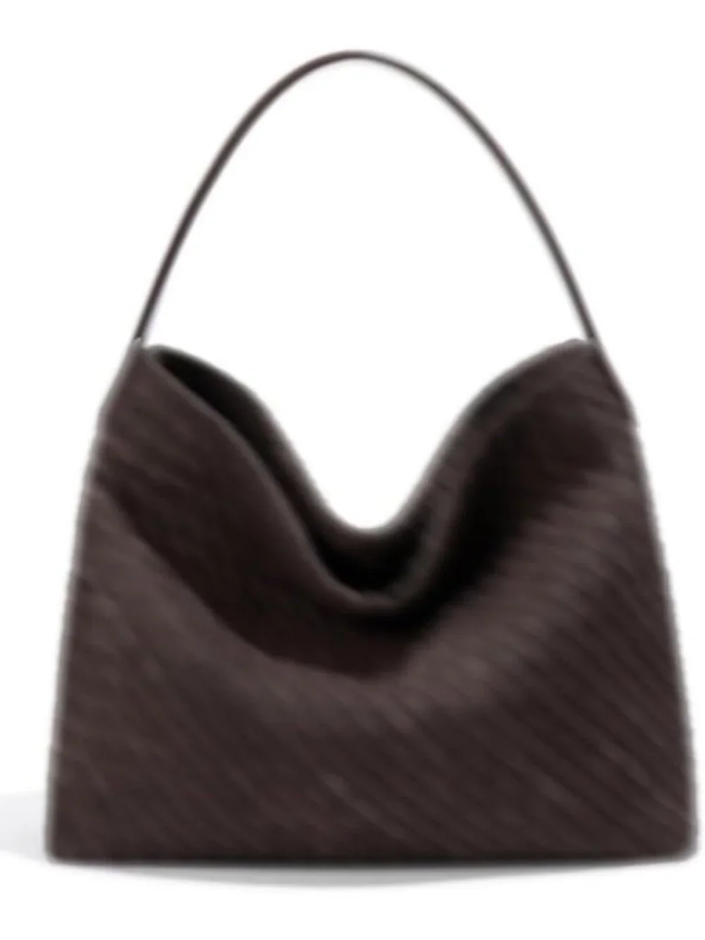 Chic Slouchy Faux Suede Woven Hobo Bag | Stylish Women's Shoulder Tote Handbag
